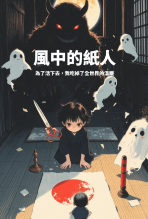 風中的紙人