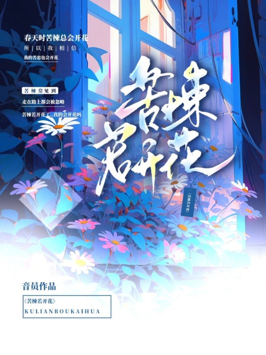 苦楝若開花