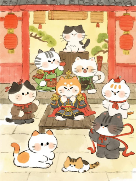 这个三国没有英雄，全是喵啊！是不是有哪里不对？