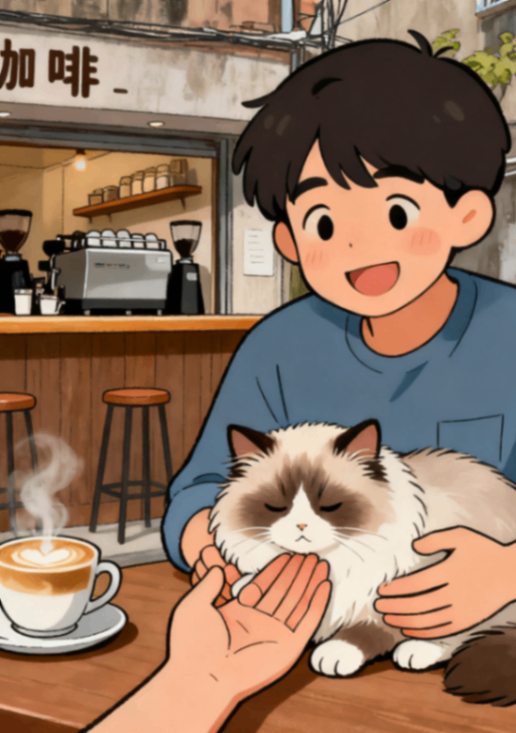 《台中夜巷里的猫：3个暖心小瞬间》😸