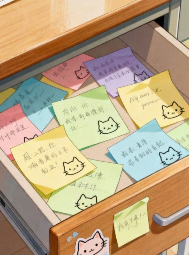 《走廊里的小纸条😸》