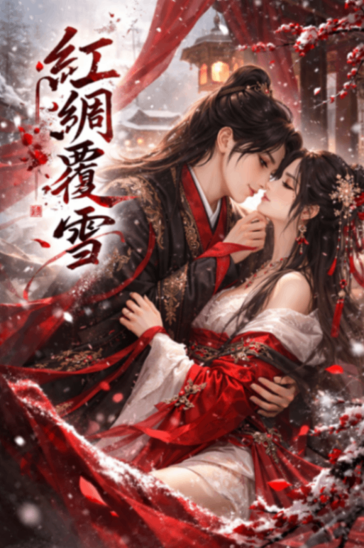 紅綢覆雪