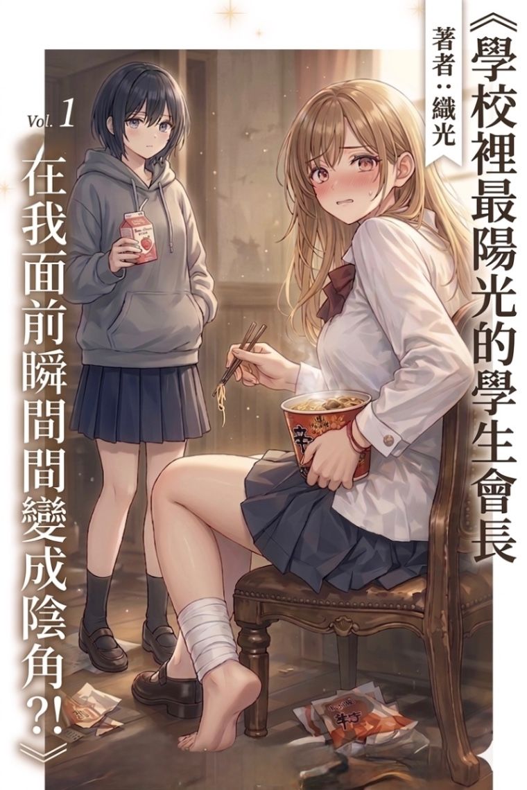 學校裡最陽光的學生會長，在我面前瞬間變成陰角？！ 1