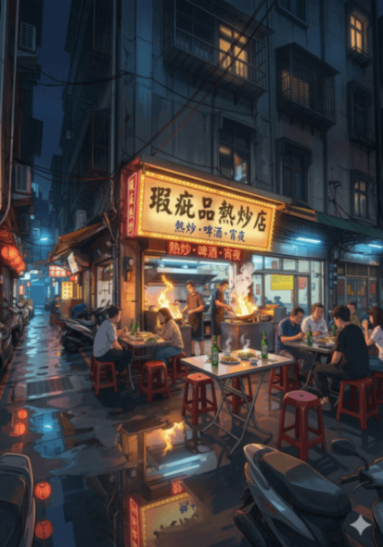 瑕疵品熱炒店：現代狸貓換太子