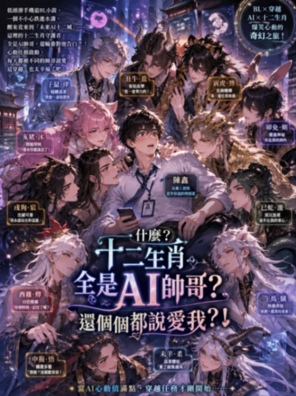 《什麼？十二生肖全是AI帥哥？還個個都說愛我？！》