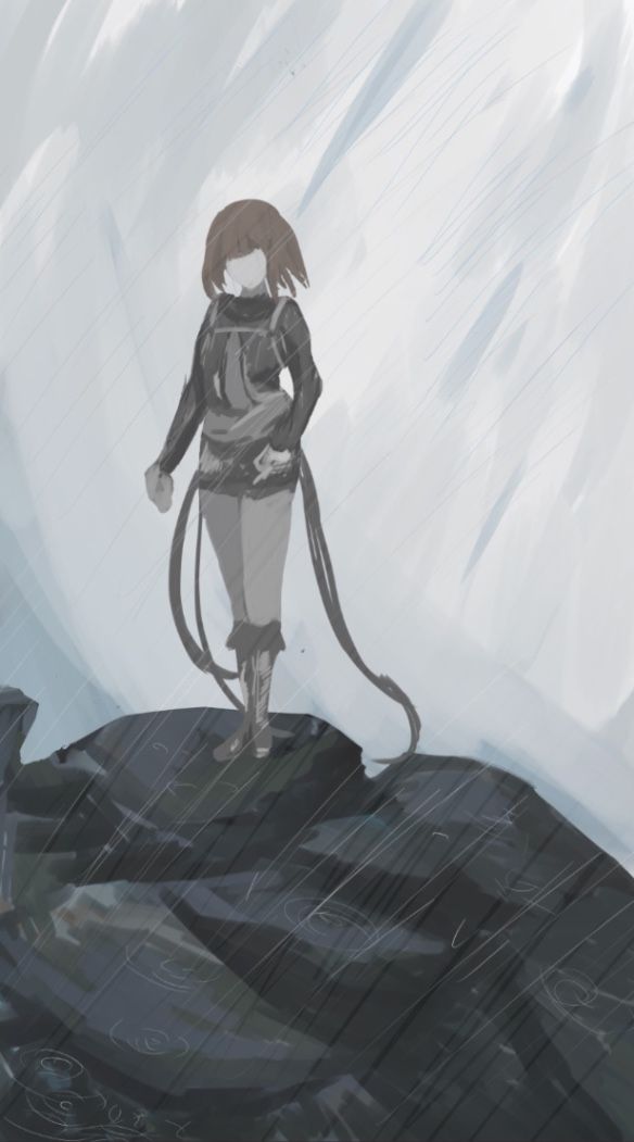 所以雨，仍在下著。