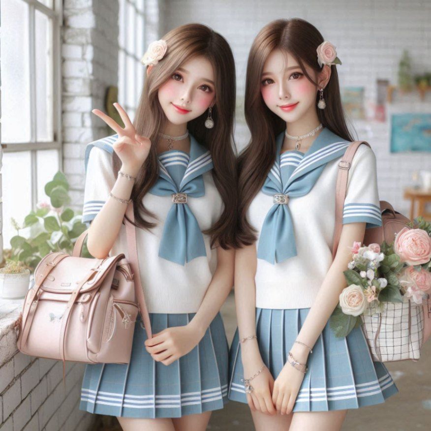 與素未謀面的網友一起轉生成雙胞胎姊妹