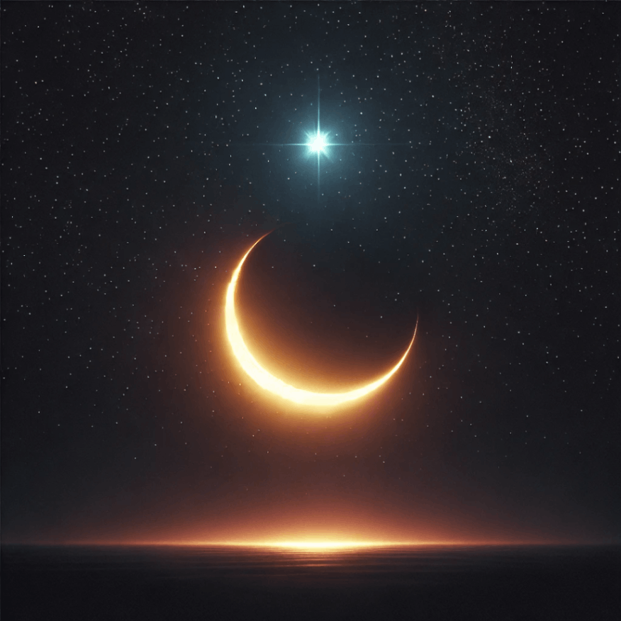 月掩金星 